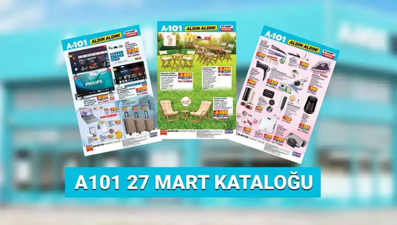 27 Mart'ta A101'de Kaçırılmayacak Fırsatlar: Dizüstü Bilgisayar ve Daha Fazlası!