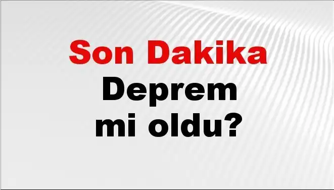 Balıkesir'de Son Dakika Deprem Gelişmeleri: Nerede ve Ne Zaman Oldu?