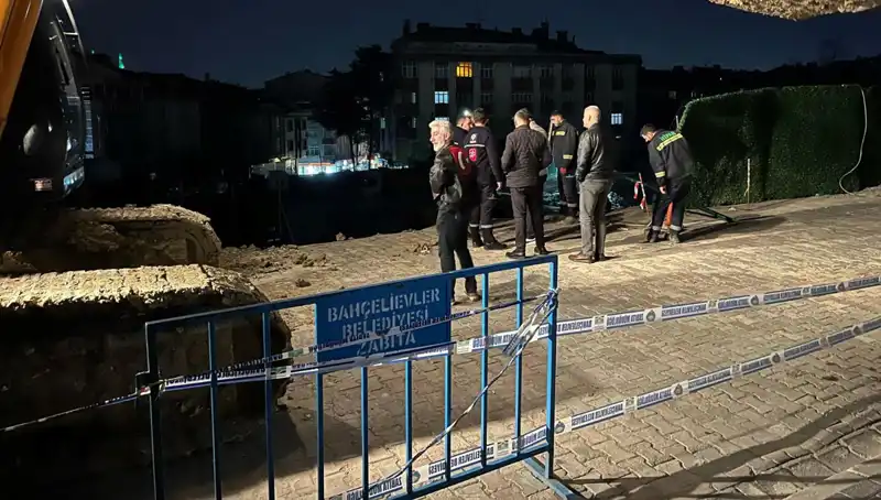 İstanbul'da İnşaat Çalışmaları Sırasında Fecaat: Yol Çöktü!